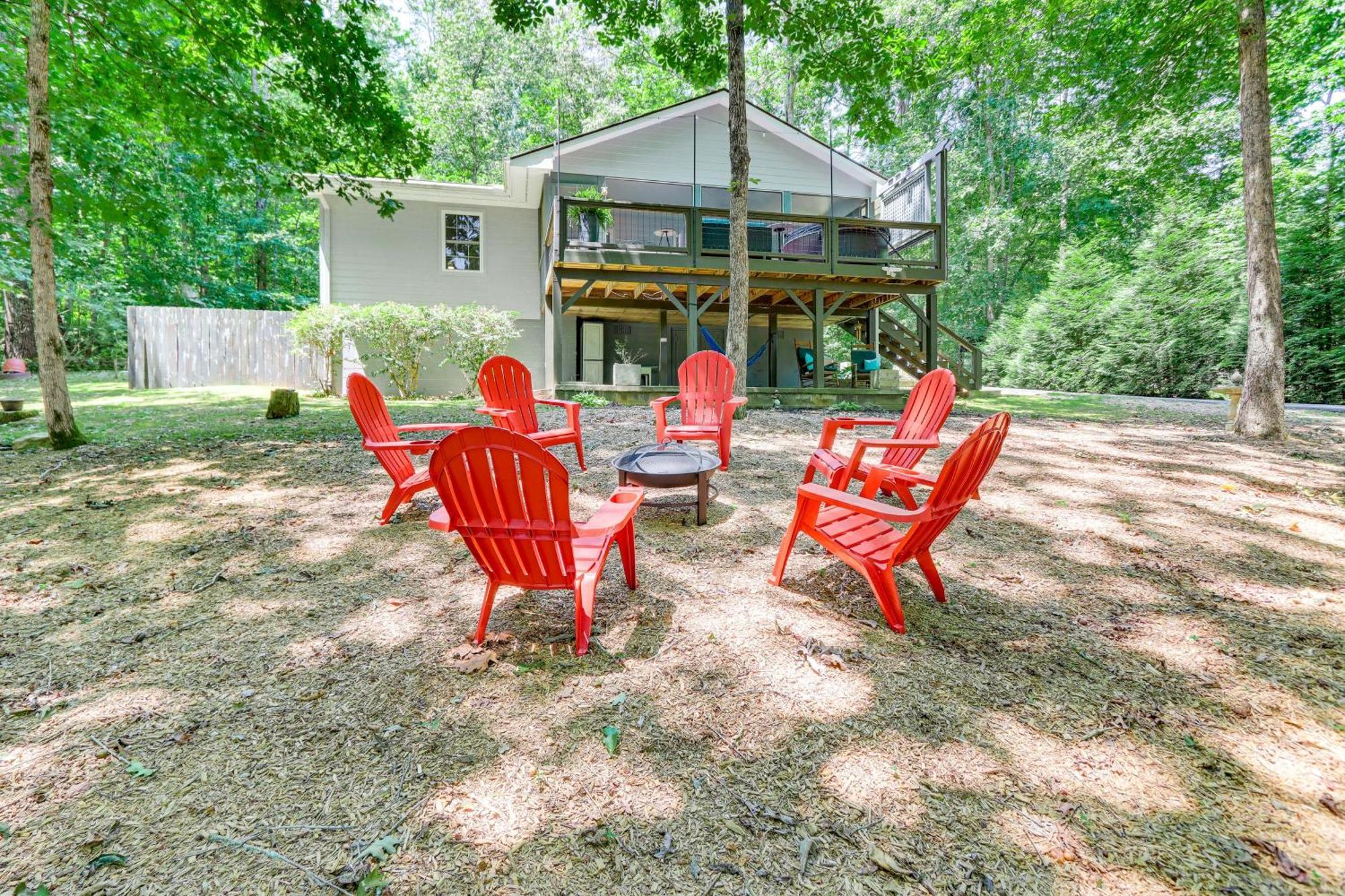 Pet-Friendly Home With Hot Tub In Blue Ridge! 외부 사진